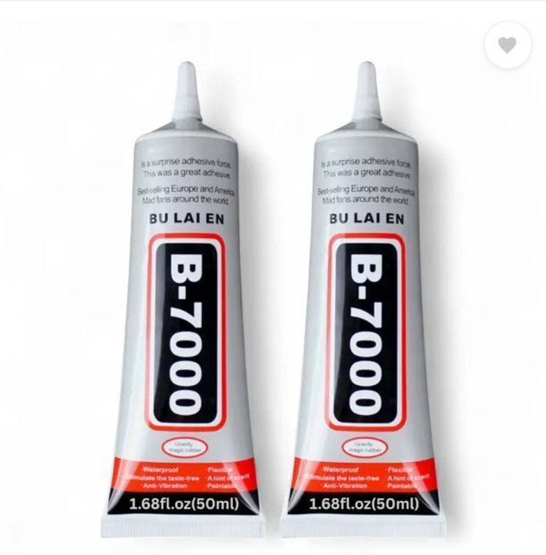heny B7000 multipurpose Glue 50ML pack of 2 Glue(50 ml)