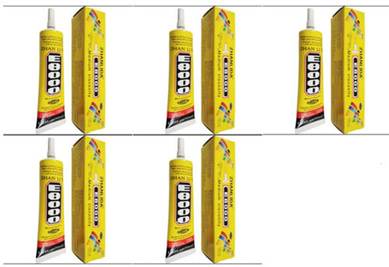 Epax E-8000 glue pack of 5 pieces For Display pasting Glue(50 ml)