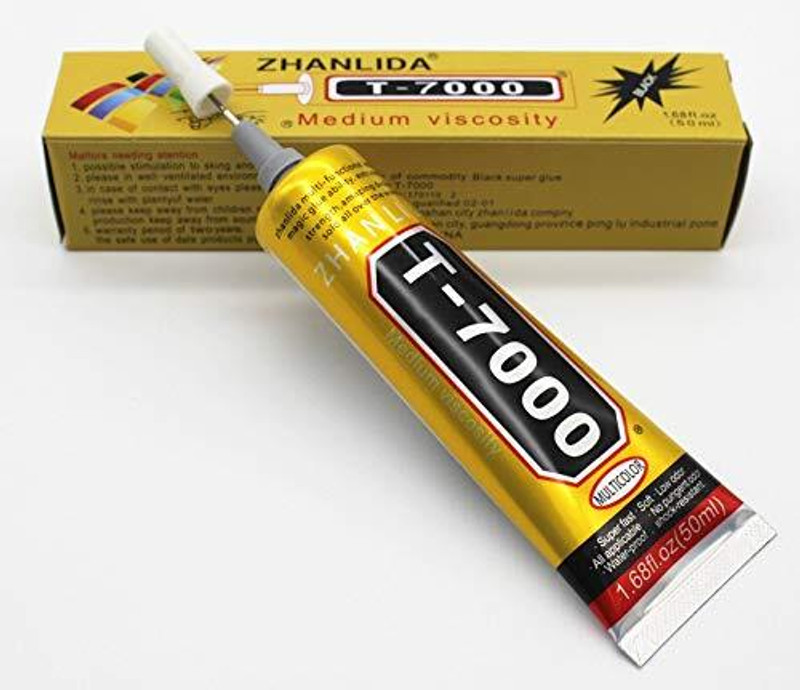 Ogzis Zhanlida T-7000 Multipurpose Black glue For Mobile ,Laptop ,Jewellery Repairing Glue(50 ml)
