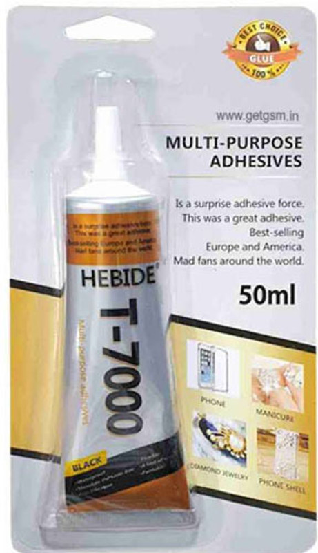 Epax T-7000 Glue For Mobile Touch Screen, Jewellery Art And Professional Use Adhesive Glue(50 ml)