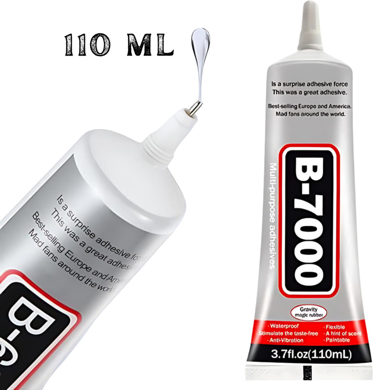 meenaa traders 50ML B7000 MULTI PURPOSE STRONG ADHESIVES TRANS LIQUID GLUE Glue(50 ml)