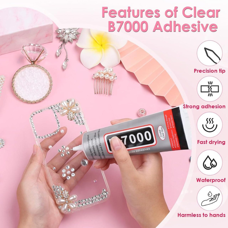 KVMCreations B-7000 Adhesive Glue Glue(50 ml)