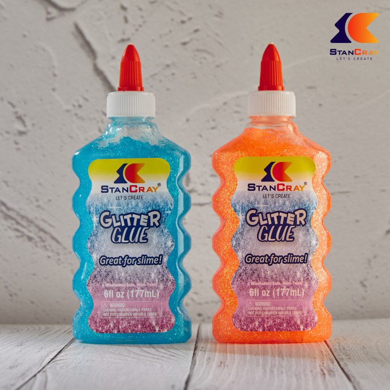 STANCRAY Sparkle Glitter Glue Combo Washable, Non-Toxic Art & Craft Glue (Pack of 2)) Glue(177 ml)
