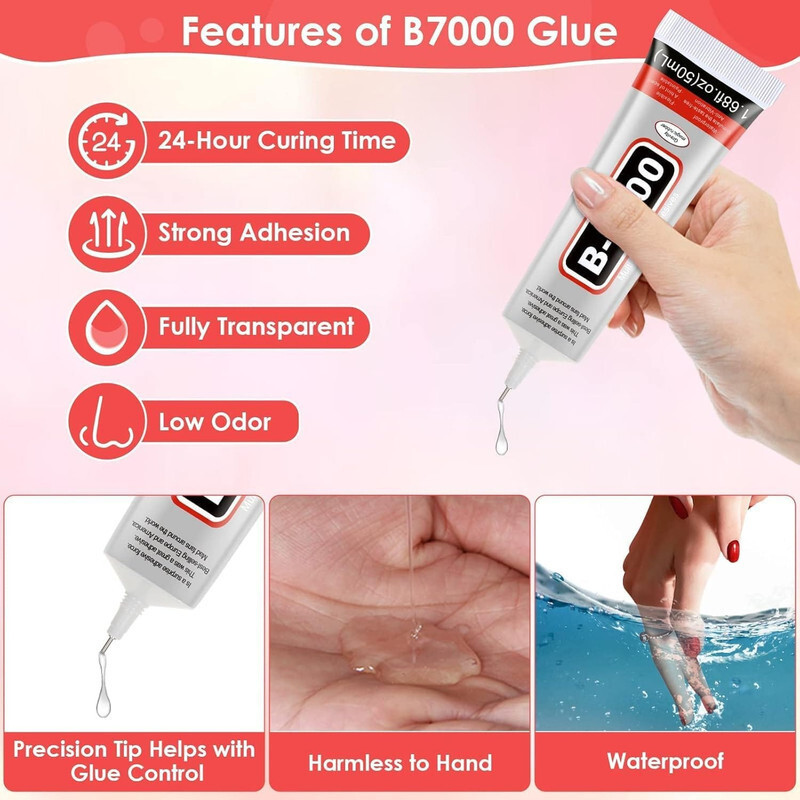 Vividvibe B7000-DURA Durable Hold Surface Adhesive Glue Glue(50 ml)