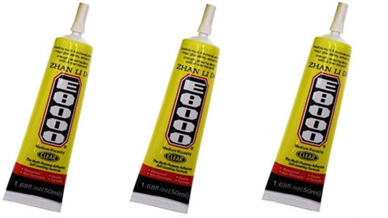 Epax E8000 Transparent for Jewelry, Resin Crafts, Glass Touch Screen Repair pk3 Glue(50 ml)
