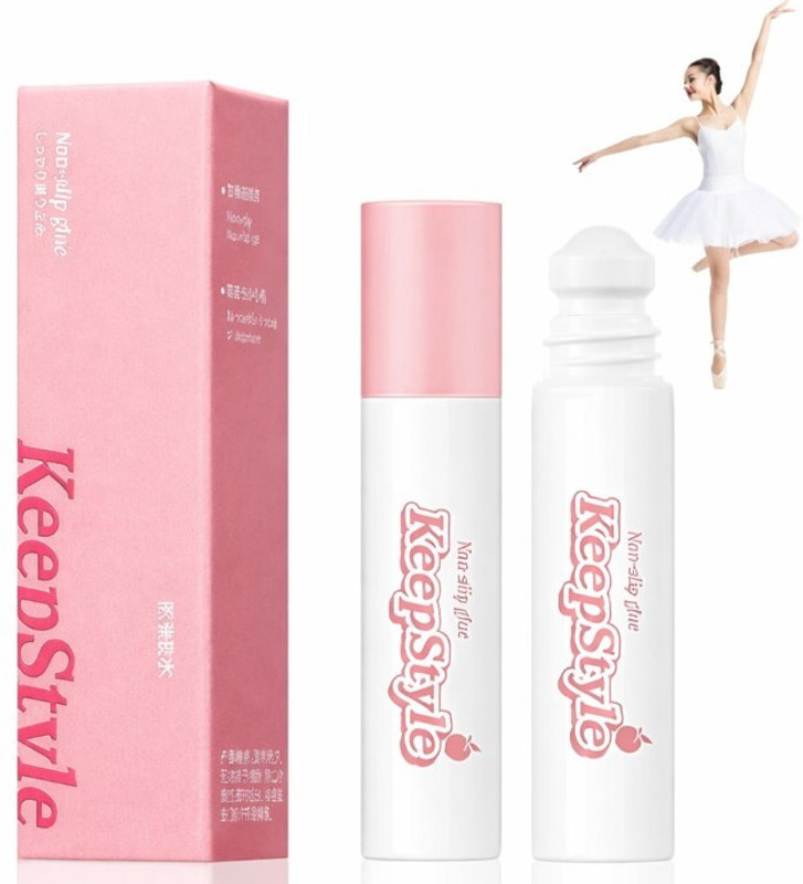 RADKRIVA KeepStyle Anti-Slip Body Glue Roll-On | Skin-Safe Adhesive for Clothes & Bra Glue(10 ml)