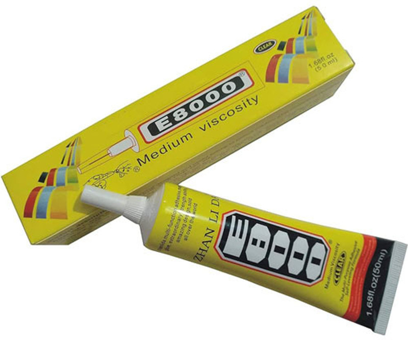 Epax Multi-Purpose E8000 Transparent Adhesive Clear Self Leveling Acrylic Glue(50 ml)