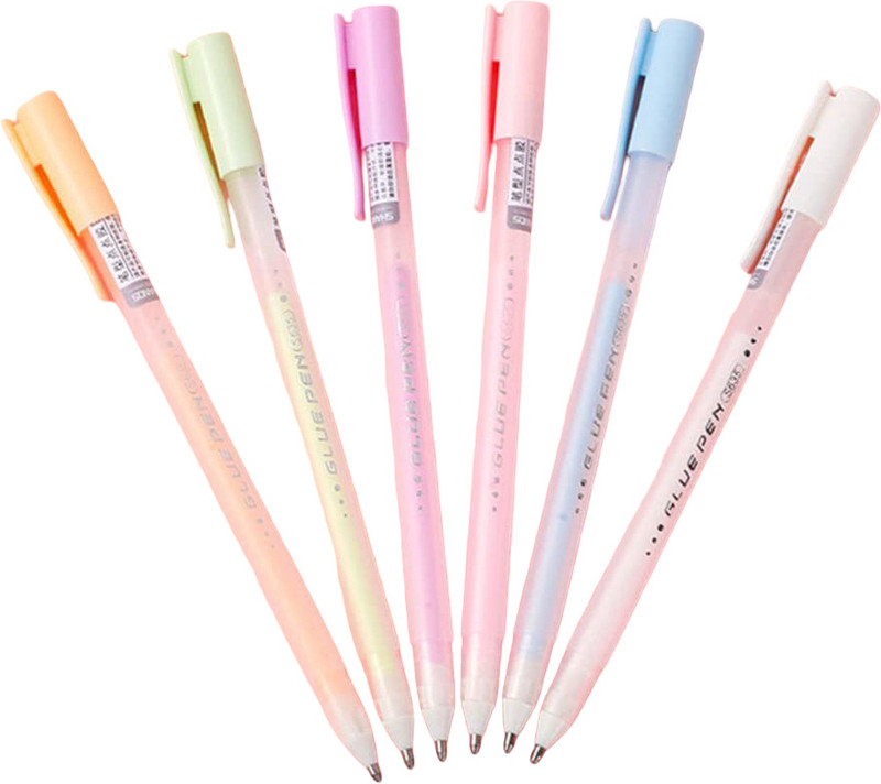 KidsZeeNie Multicolor Quick-Dry Glue Pens | Fine-Tip Liquid Adhesive Stick for Paper Art Glue(10 ml)