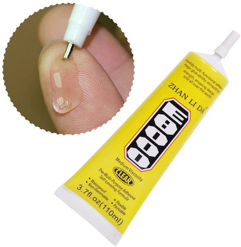 Epax E-8000 Transparent Glue for pasting toys, jewellery,nails Glue(50 ml)