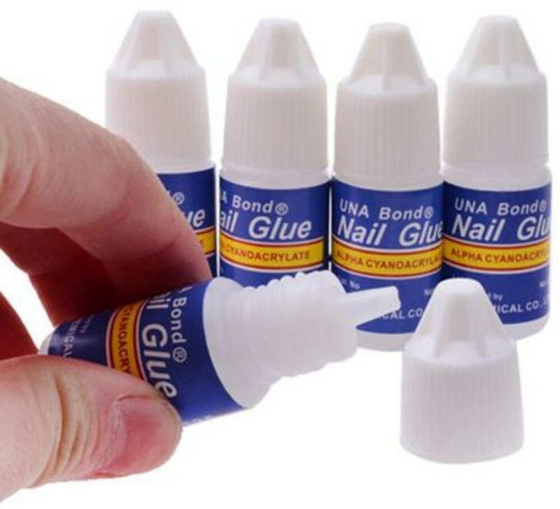BLUST&FAMME Finger Nails glue pack of 5 Glue(3 ml)