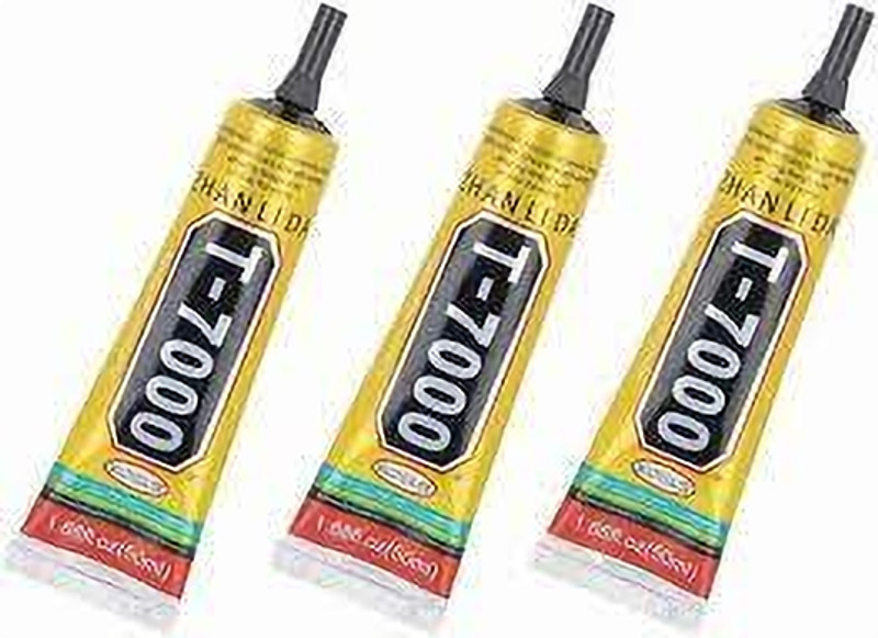 Epax t7000 black multipurpose for display pasting and toys pasting pack of 3 Glue(50 ml)