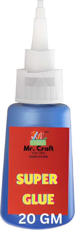 MR CRAFT Super Glue Adhesive For Plastic, Wood, Metal, Ceramic, Rubber, Glass, Shoe Glue Glue(20 ml)