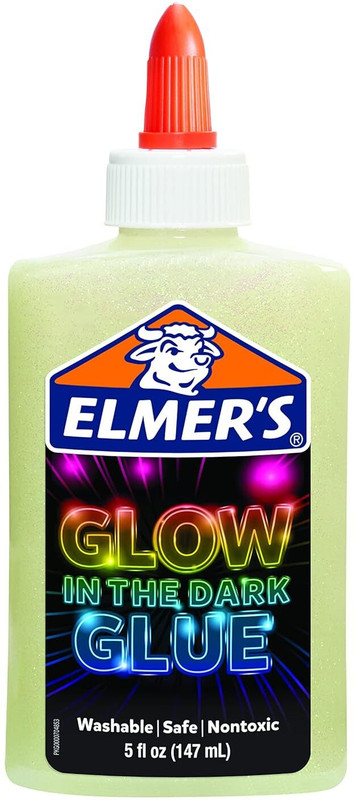 Elmer's Glow in The Dark Liquid Glue 5oz-Natural SET OF 1 Glue(147 ml)