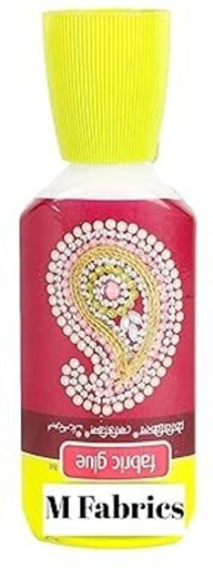 M Fabrics Fevi No Stitch Fabric Glue 30 ml Water Based Adhesive for Clothing Appliques Glue(30 ml)