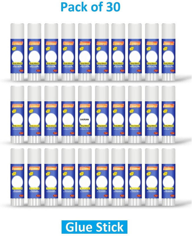 Sauran Pack of 30 Multipurpose Glue stick Glue(240 ml)
