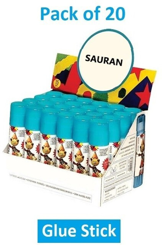 Sauran Pack of 20 Non-Toxic Glue Stick Glue(300 ml)