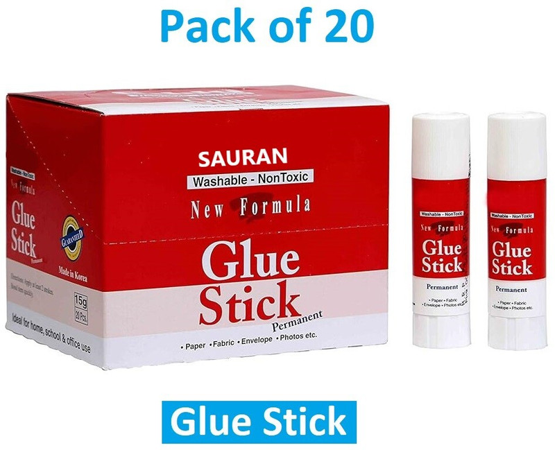 Sauran Pack of 20 Glue Stick GS56.1 Glue(310 ml)