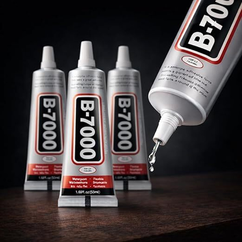 Infinity Enterprise B-7000 Transparent Waterproof Craft & Mobile Repair Glue 50ml Glue(50 ml)