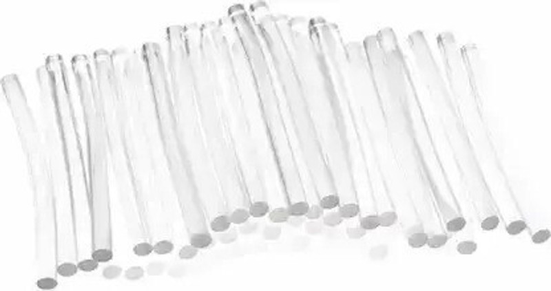 safiya 30 PcsTransparent Glue Stick 11 mm Glue Stick for Art and Crafts Glue(630 ml)