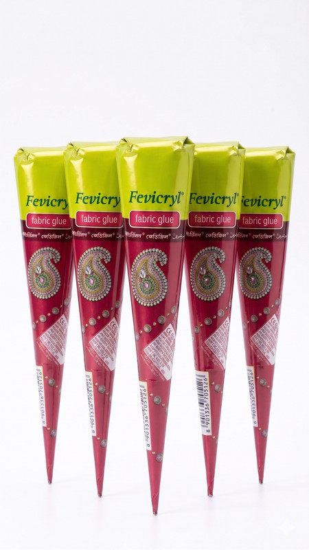 TATV Favicryll Fabric Glue for Clothes, Saree Work, Stone Glue(5 ml)