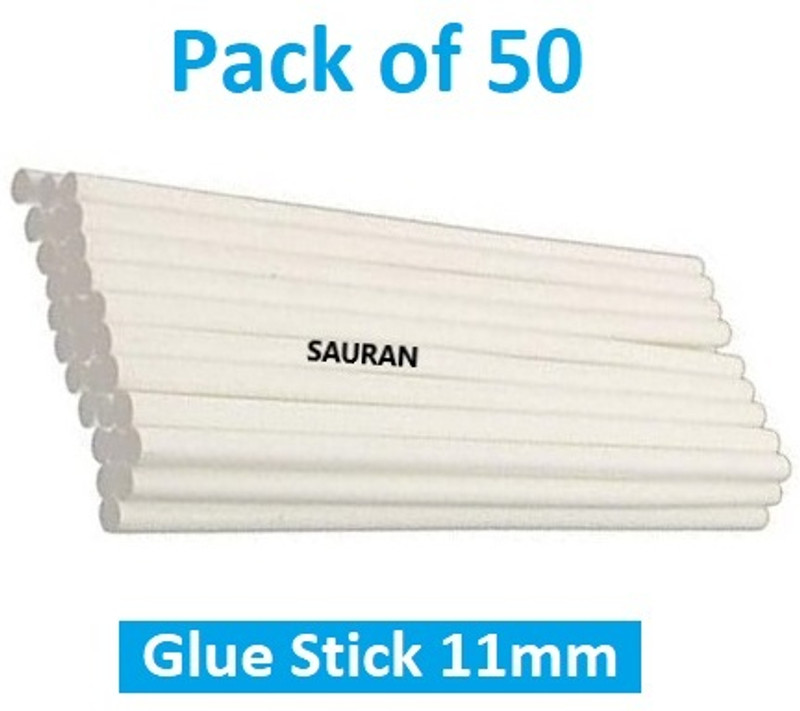 Sauran Pack of 50 Milky White Glue Sticks Glue(200 ml)