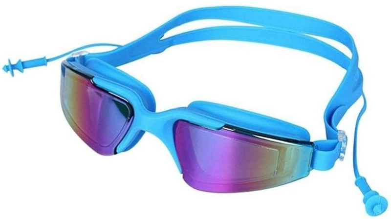 THE MORNING PLAY Morex Swimming Goggles for Men & Women With Adjustable Strap Air Tight SG-80 Swimming Goggles(Blue)