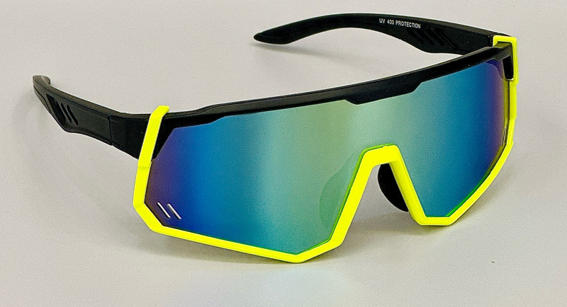 Cereto Blue & Black Sports Sunglass For Cricket, Cycling, Trekking / Cricket Sunglass Cricket Goggles