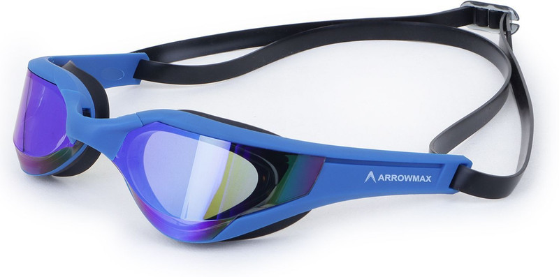 ArrowMax Swimming Goggles For Men Women Antifog Electroplating Adjustable Racing Swimming Goggles(Blue)