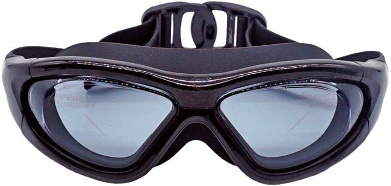 Swiming Men Swimming GOGGLES SWIMMING POOL UV PROTECTION BIG FREAM GOGGLES BLACK COLOUR Swimming Goggles