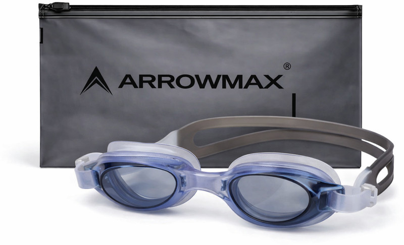 ArrowMax Swimming Goggles For Men Women Boys Girls Anti Fog Silicone Adjustable Strap Swimming Goggles(Yellow)