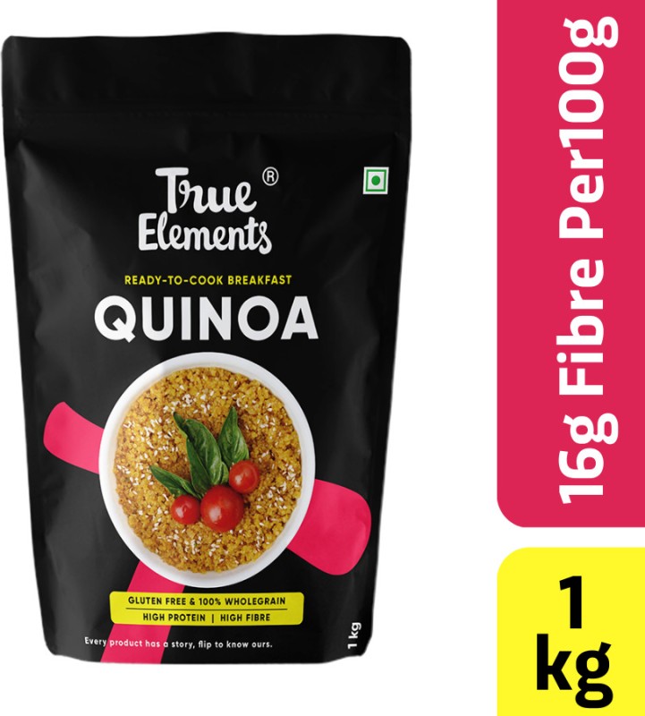 True Elements Naturally Gluten Free, Ready to Cook Breakfast, Diet Food for Weight Loss Quinoa