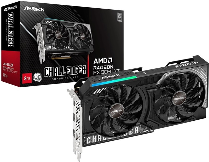 ASRock 9060XT CL 8GO GDDR6 8 GB AMD Radeon Chipset 128 bit 3290 MHz Graphics Card