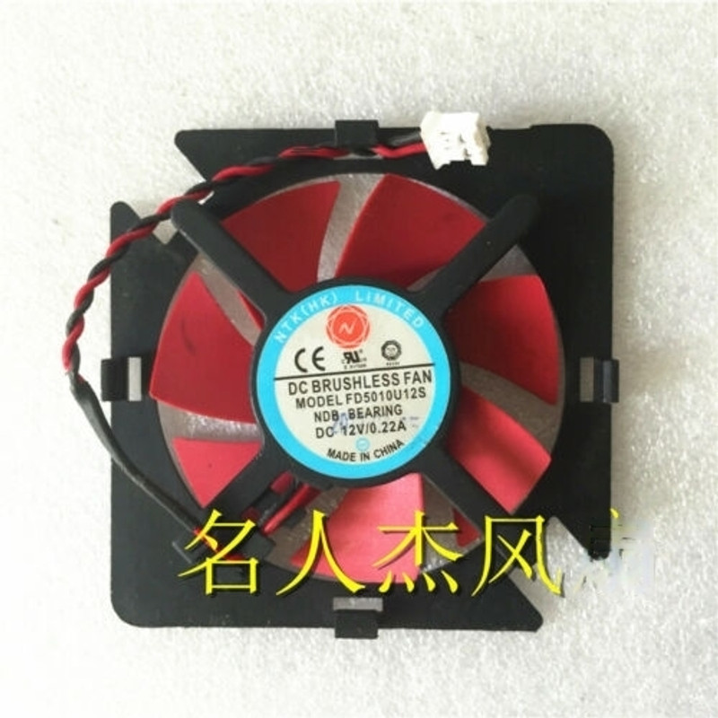 Electronic Spices Zotac NTK FD5010U12S DC 12V 0.22AMP graphics fan DDR5 1 GB AMD Radeon Chipset 64 bit 6000 MHz Graphics Card