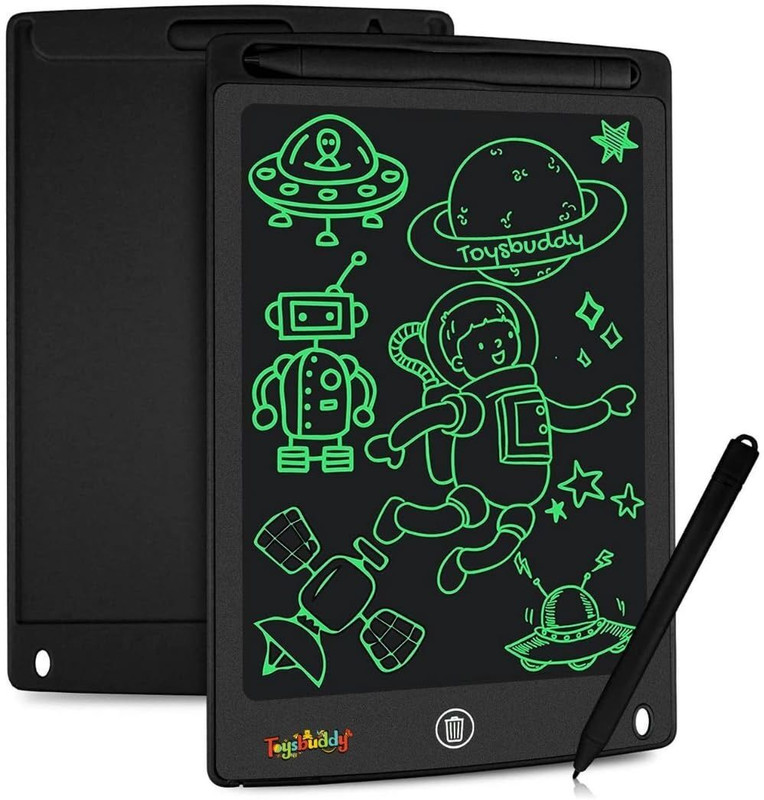 KTC LCD-12 12 Inch Digital electric slate Reusable Portable Ewriter Educational Toys 9 x 12 inch Graphics Tablet Connectivity - Wireless(Multicolours)