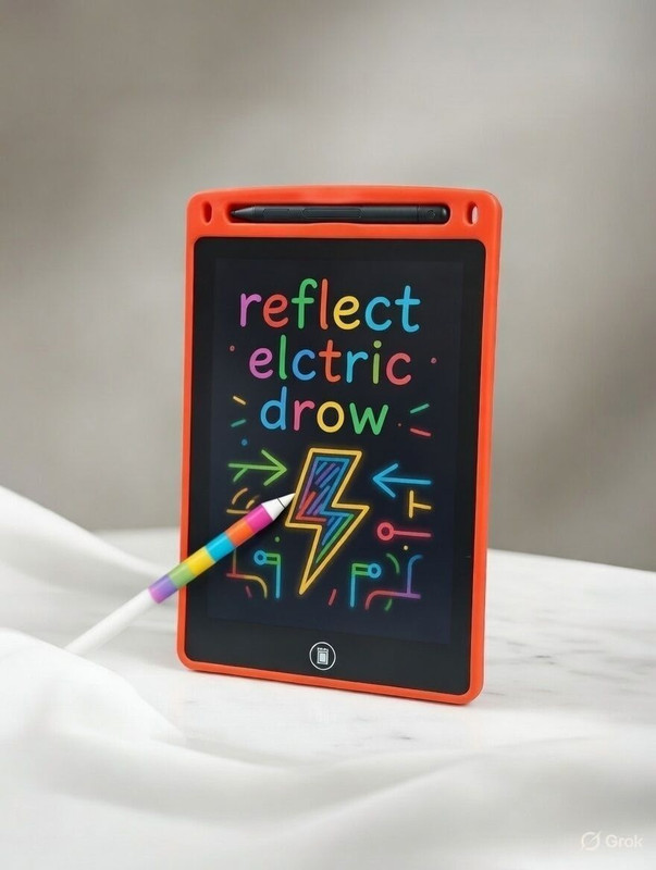 ShubhManShiv DhruviEnterprises LCD write tablet 0.5 x 21.5 inch Graphics Tablet Connectivity - Wireless(Red, Black)