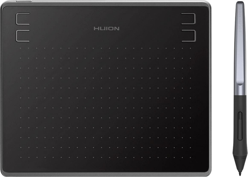 HUION HS64 Drawing Pen Tablet 6.3 x 4 inch Graphics Tablet Connectivity - USB(Black)
