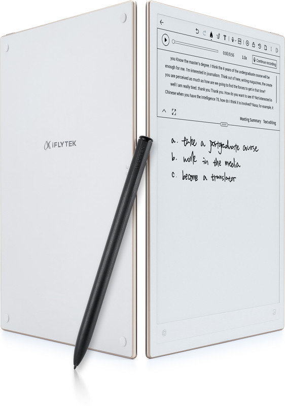 iFLYTEK XF-DX-B311E AINOTE2 6.39 x 8.52 inch Graphics Tablet Connectivity - Wireless(Golden)