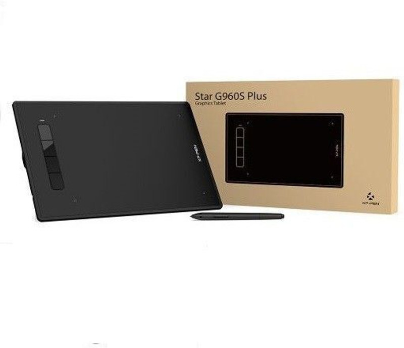 XP Pen 4 Customizable Shortcut Keys & Android Support Star G960S Plus Graphic Tablet 9 x 6 inch (Black, Connectivity - Bluetooth) 9 x 6 inch Graphics Tablet Connectivity - USB(Black)