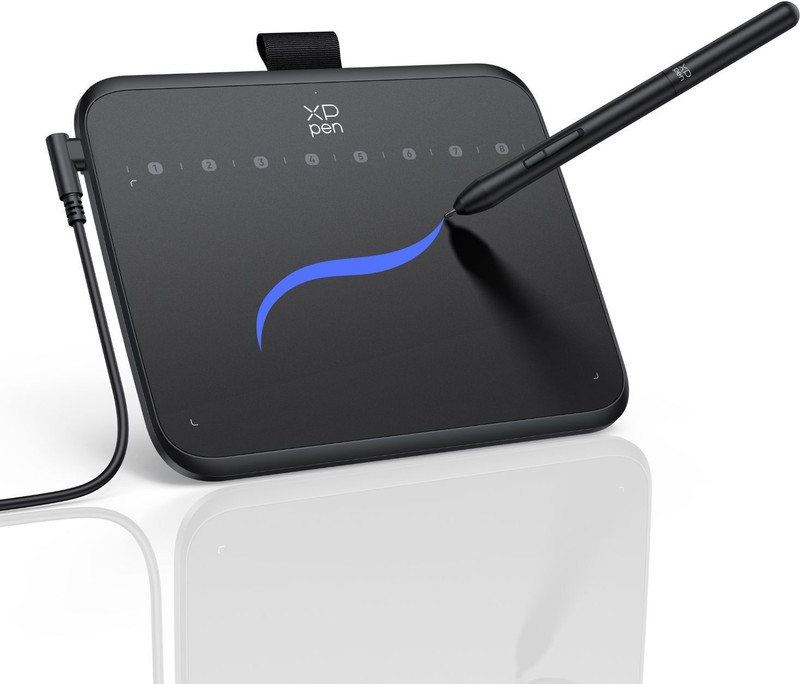 XP Pen Drawing Pen Tablet Deco 640 6 x 4 inch Graphics Tablet Connectivity - USB(Black)