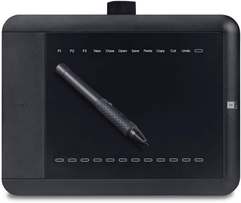 Carecase iBall Pen Digitizer, Pen Digitiser 8060U Graphic Tablet, Best for Writing, Drawing, Painting, Annotating and Sketching, 8 x 6 inch Graphics Tablet Connectivity - USB(24 programmable Hot Cells Black)