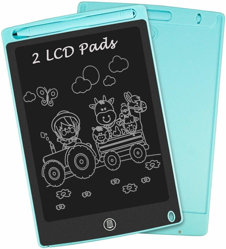 SHRI ANAND Led Pad LCD Writing Tablet 8.5 inches Erasable Handwriting Drawing Notepad 5 x 7 inch Graphics Tablet Connectivity - Wireless(Black)