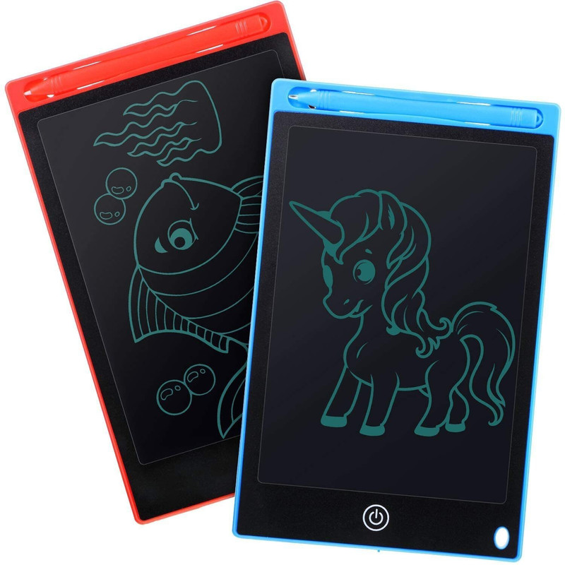 Ehouseall Store LCD Writing Tablet, 8.5 Inch Electronic Writing &Drawing Doodle Board for Kids at Home, School, Learning Toy, digital slate, magic slate (PACK OF 2) 8.5 x 6.1 inch Graphics Tablet Connectivity - Wireless(Multicolor)