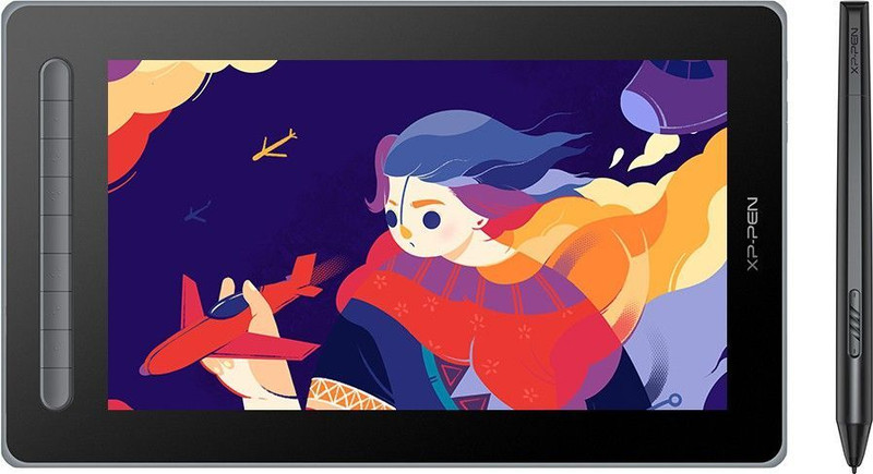 XP Pen Artist 16 2ND Gen Display Tablet X3 Elite Stylus 8192 Level Pressure Sensitivity, 10 Customisable Shortcut Keys, Fully Laminated 13.42 x 7.55 inch Graphics Tablet Connectivity - USB(Black)