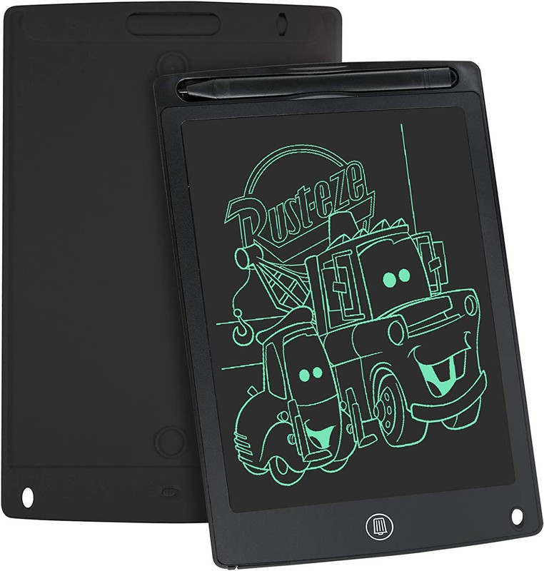 AMP Creations LCD-002 LCD Writing Tablet, Drawing Tablet Erasable Portable Doodle Mini Board Kids 8.5 x 12 inch Graphics Tablet Connectivity - Wireless(Multicolor)