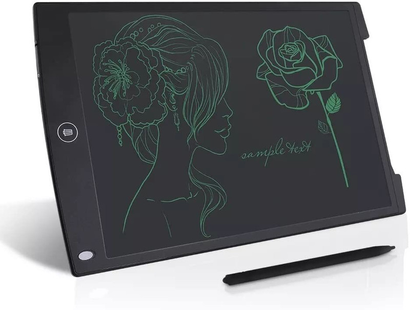 LKR 12 Inch Large LCD Writing Pad Tablet Toy Cum Slate with Stylus for Kids 30.4 cm 9 x 0.1 inch Graphics Tablet Connectivity - Wireless(Multicolor)