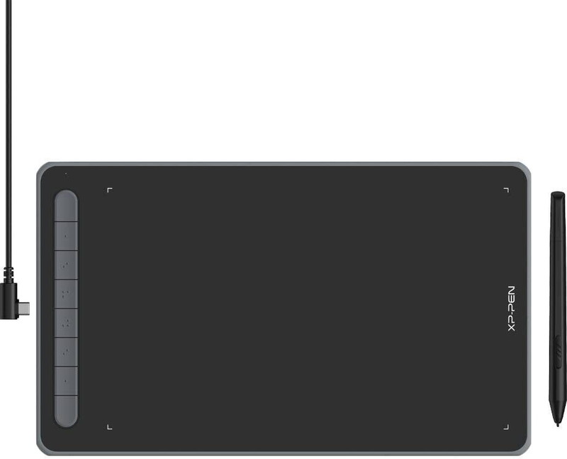 XP Pen Deco L Graphic Tablet 10 x 6 inch (Black, Connectivity - USB) 10 x 6 inch Graphics Tablet Connectivity - USB(Black)
