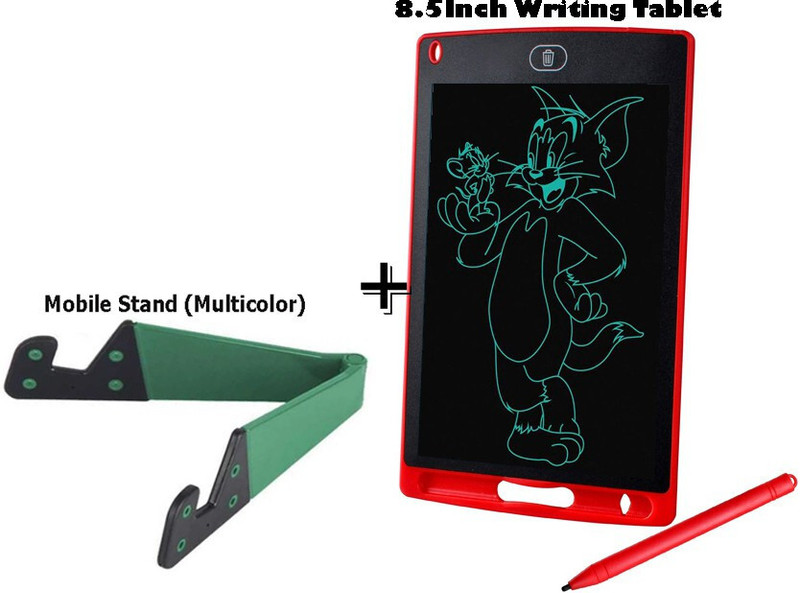 POZUB Re-Writing Paperless Board RuffPad Slate for Drawing, Playing, Handwriting Gifts LCD Writing Tablet Pad Learning & Educational Toys Smart Drawing Board Digital 8.5 x 7 inch Graphics Tablet Connectivity - Wireless(Black)