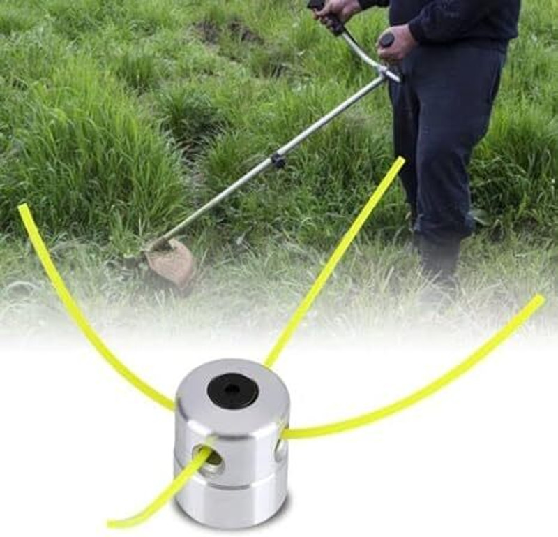 GT Shakti 4‑Line Aluminum Trimmer Head – Heavy‑Duty Universal Brush Cutter Accessory Fuel Grass Trimmer(Manual Feed)