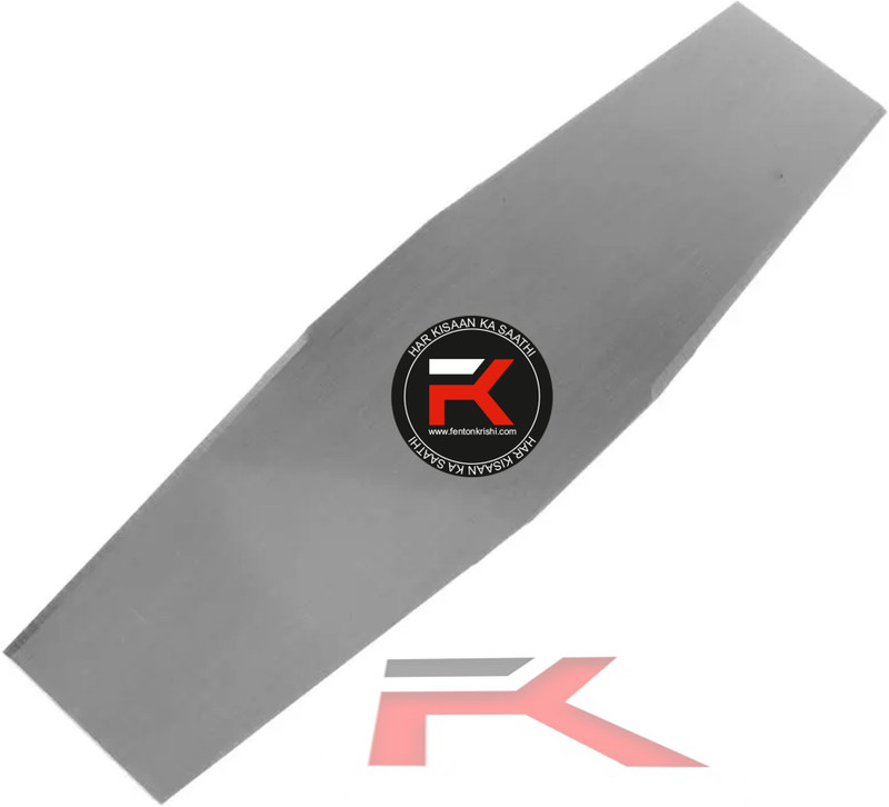 Fenton Krishi Heavy Duty Steel 2-Teeth Blade for Brush Cutter 400mmX90mm Fuel Grass Trimmer(Automated Feed)