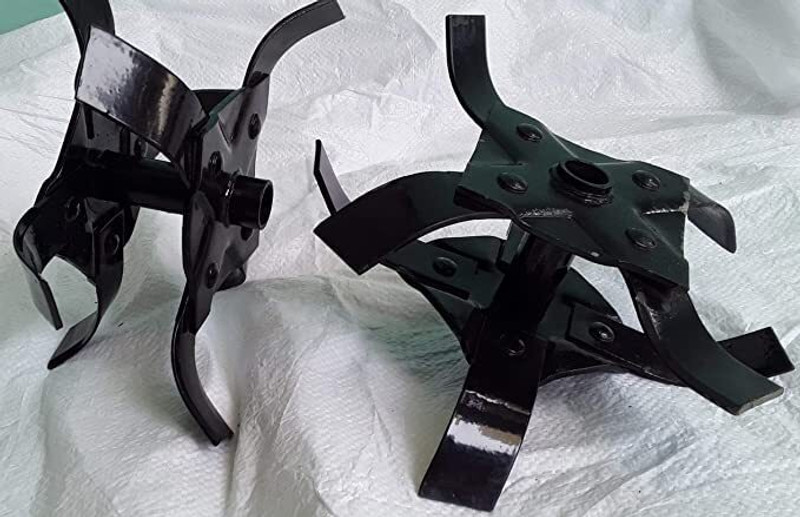 SHoRI Tiller Blade Set (L+R) for All Type Tiller Attachment Corded Grass Trimmer(Manual Feed)